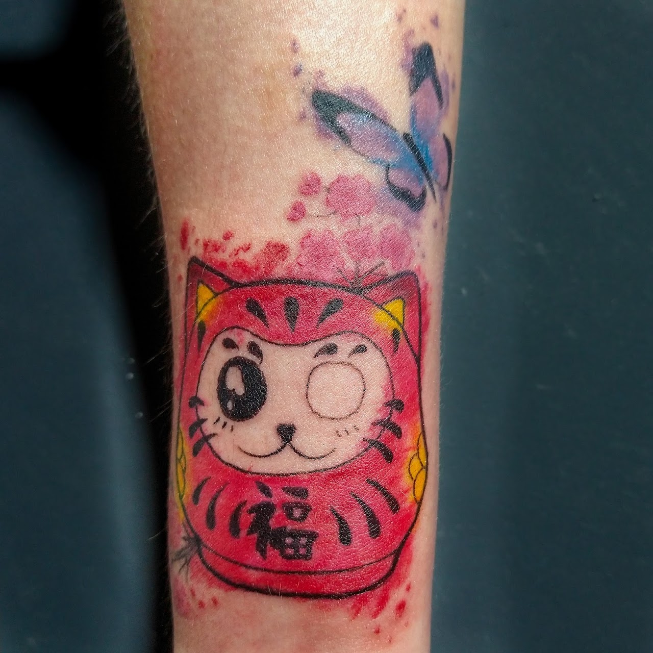 Tatuaje de color y acuarela realizado en Black Witch Atelier